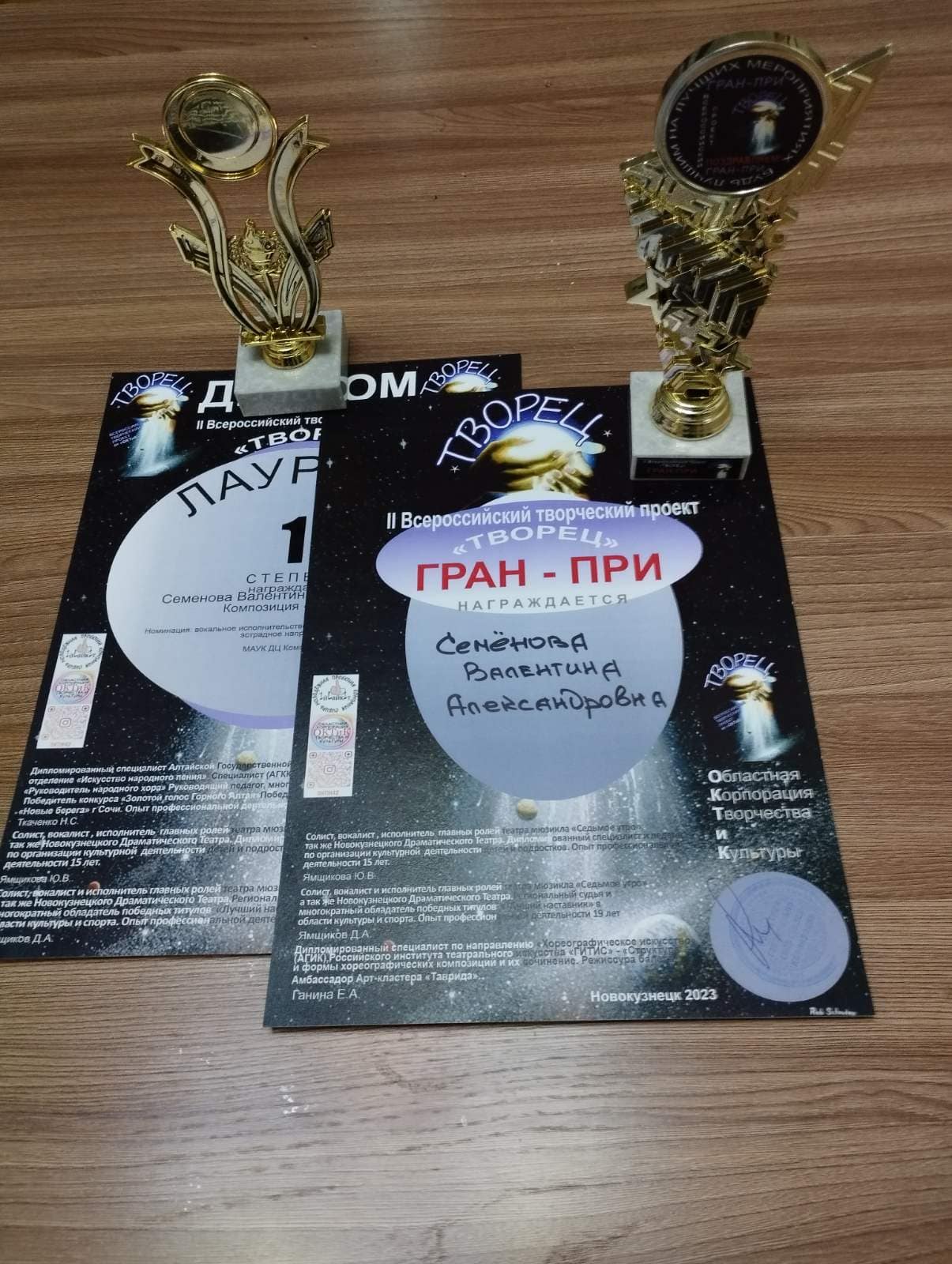 Результаты II Всероссийского творческого проекта «‎Творец»‎