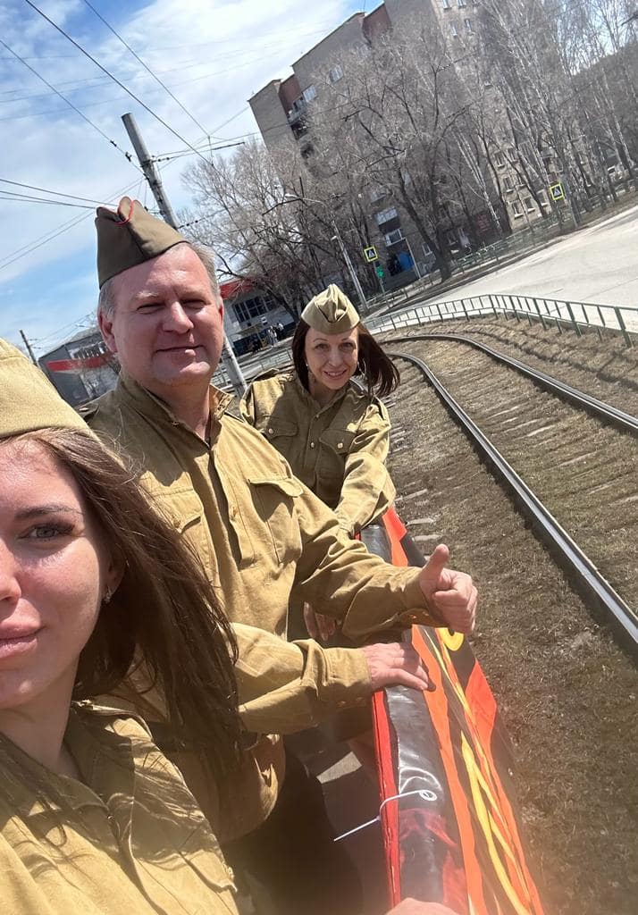 «Трамвай Победы» продолжает свое путешествие по Новокузнецку!